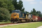 CSX 5299 leads a train southbound